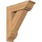 Ekena Millwork Traditional Traditional Smooth Bracket w/ Offset Brace, Western Red Cedar, 7 1/2"W x 24"D x 28"H BKT0806X24X28TRA01SWR - alternate 1